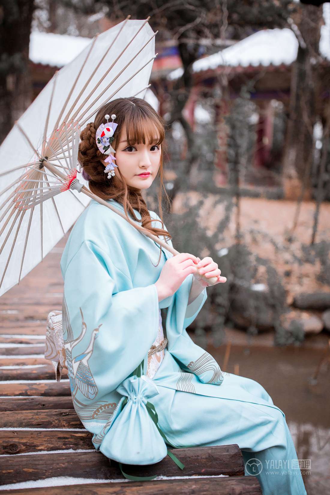 图片[4]-[YALAYI雅拉伊] 2019.02.22 No.192 赏雪 团团 在线浏览 – 速更版-美库