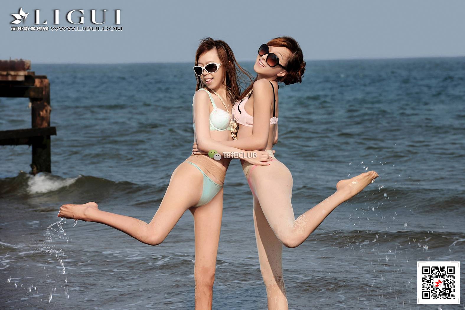 图片[2]-[Ligui丽柜] 2018.02.05 网络丽人 Model Vicky&桃子 在线浏览-翎羽暗房