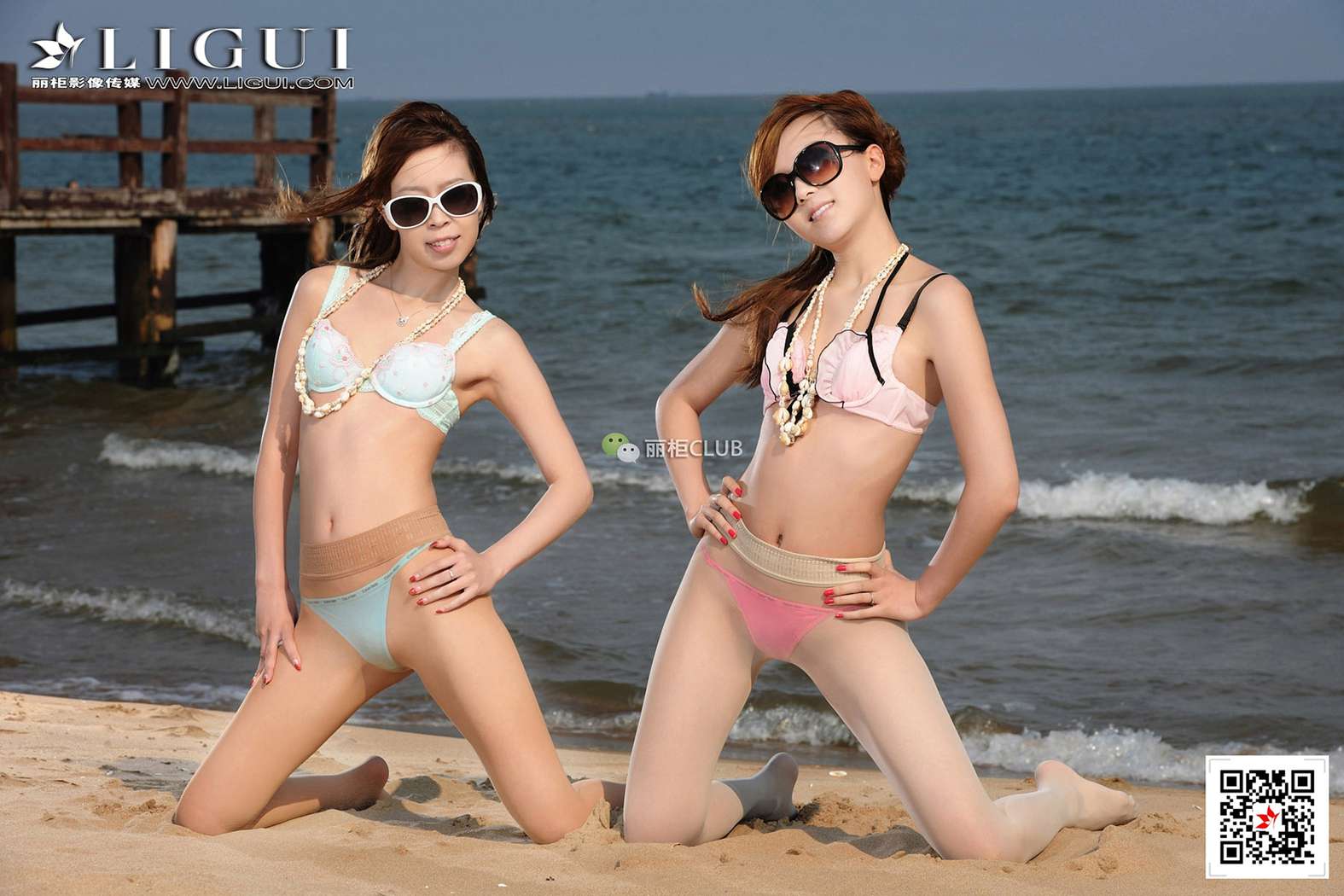 图片[46]-[Ligui丽柜] 2018.02.05 网络丽人 Model Vicky&桃子 在线浏览 – 速更版-美库