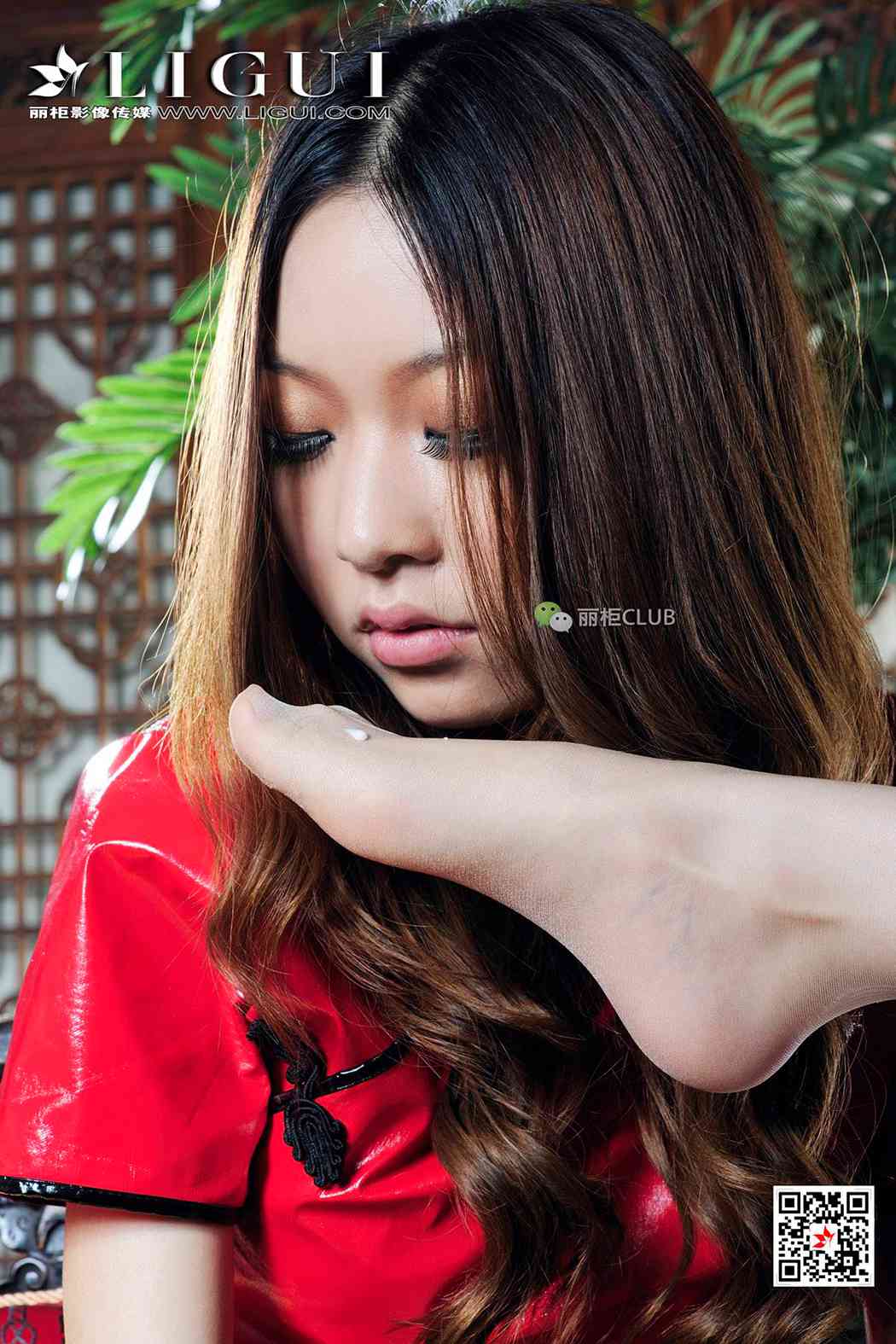 图片[2]-[Ligui丽柜] 2018.05.04 网络丽人 Model 文欣&Vicky 在线浏览-翎羽暗房