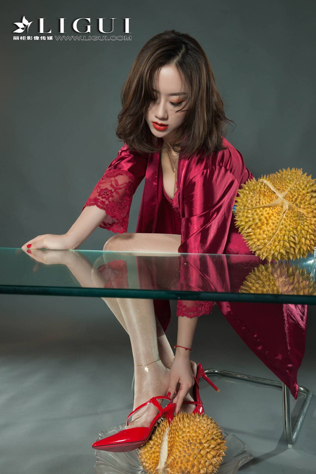 图片[3]-[Ligui丽柜] 2018.09.22 网络丽人 Model 然然 在线浏览-翎羽暗房
