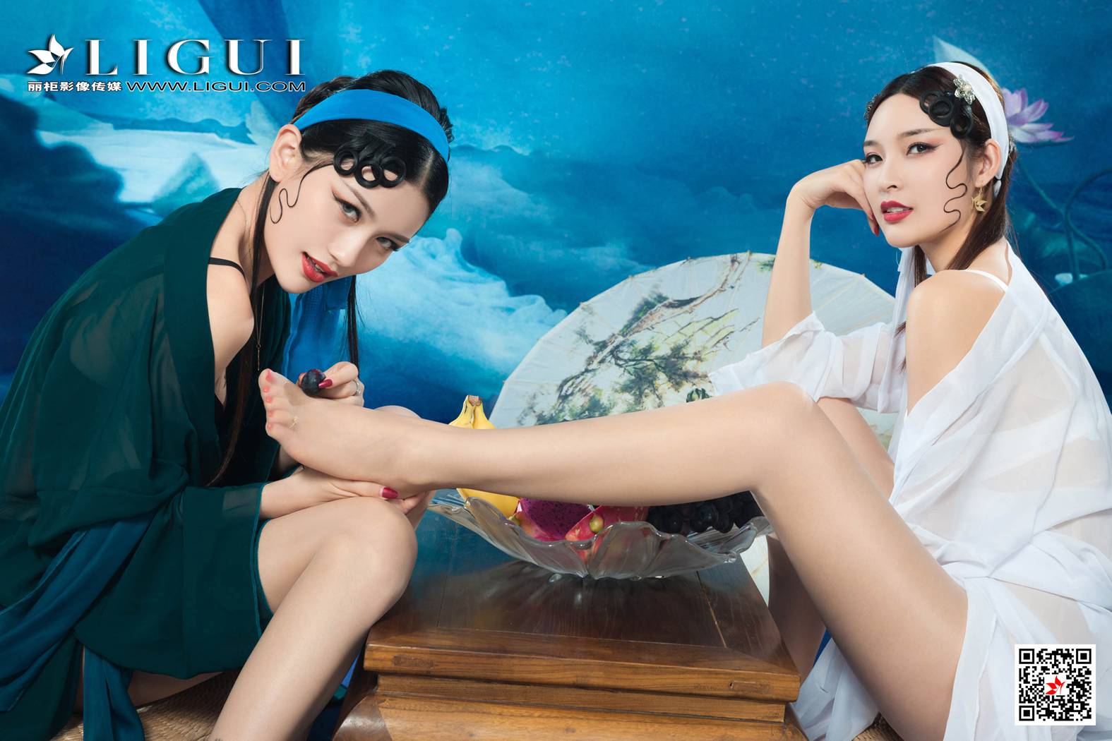 图片[50]-[Ligui丽柜] 2019.11.08 甜甜 雪糕《青莲玉脂竞妖娆》在线浏览 – 速更版-美库