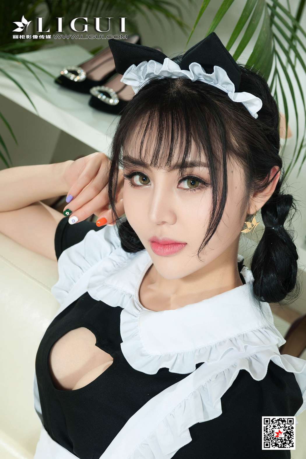 图片[26]-[Ligui丽柜] 2019.11.13  凉儿《糕丝女仆》在线浏览 – 速更版-美库