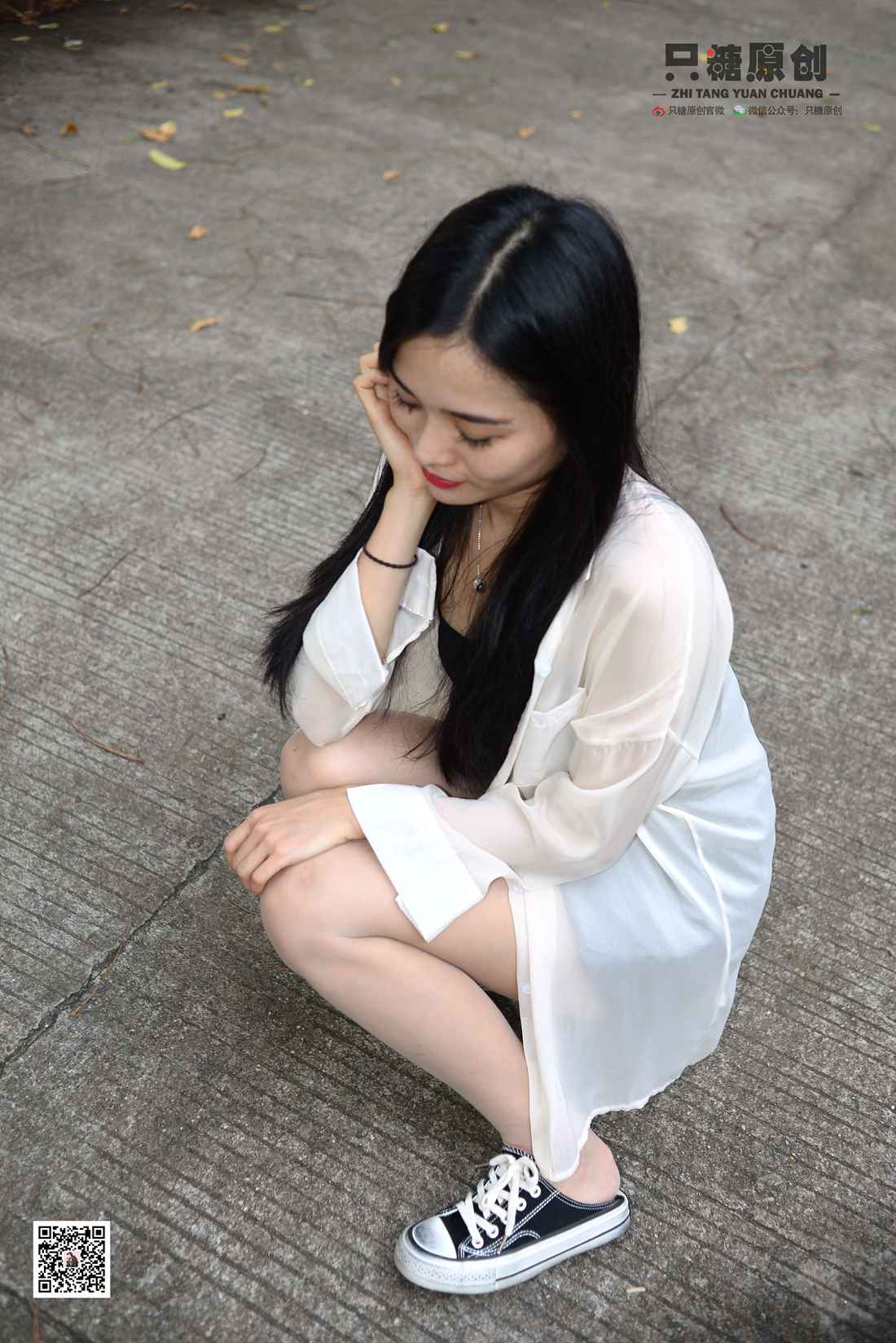 图片[47]-[只糖棉袜] NO.016 文文－帆布鞋搭配肉丝 在线浏览 – 速更版-美库