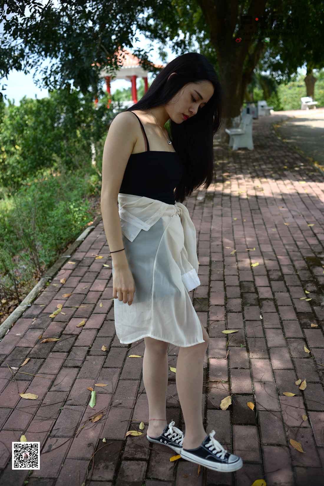 图片[131]-[只糖棉袜] NO.016 文文－帆布鞋搭配肉丝 在线浏览 – 速更版-美库