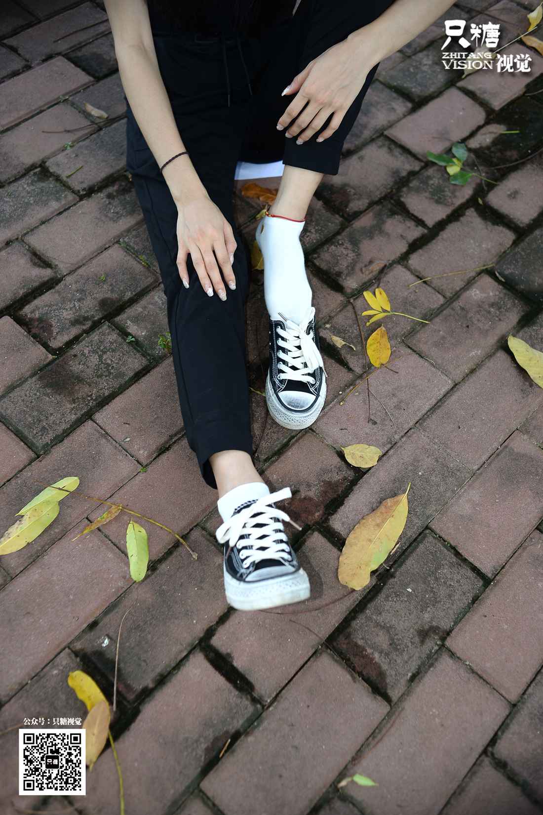 图片[4]-[只糖棉袜] NO.017 帆布鞋搭配白棉袜 在线浏览 – 速更版-美库