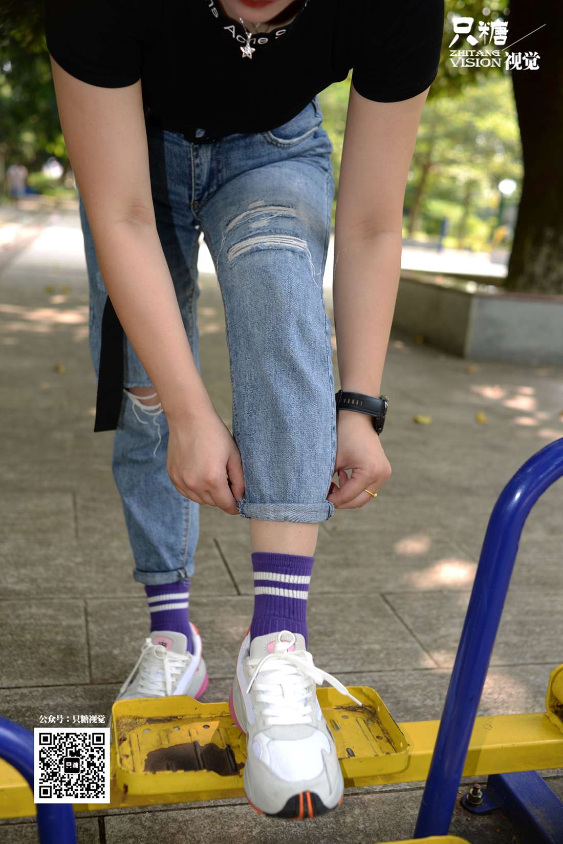 图片[102]-[只糖棉袜] NO.019 秋日里的跑鞋牛仔裤 在线浏览 – 速更版-美库