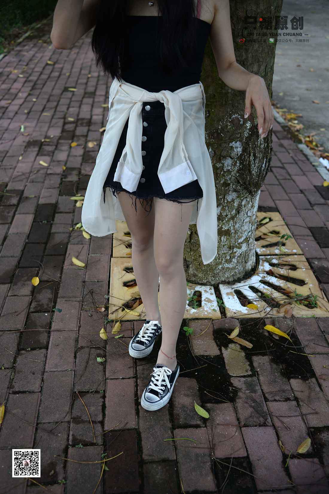 图片[24]-[只糖棉袜] NO.016 文文－帆布鞋搭配肉丝 在线浏览 – 速更版-美库