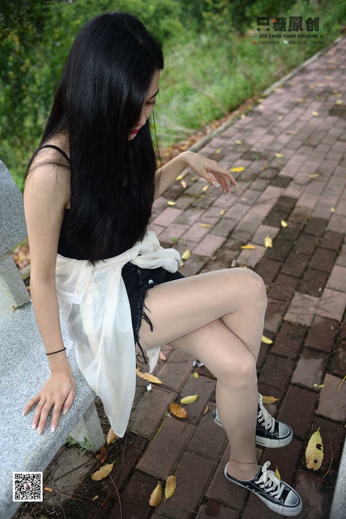 图片[146]-[只糖棉袜] NO.016 文文－帆布鞋搭配肉丝 在线浏览 – 速更版-美库