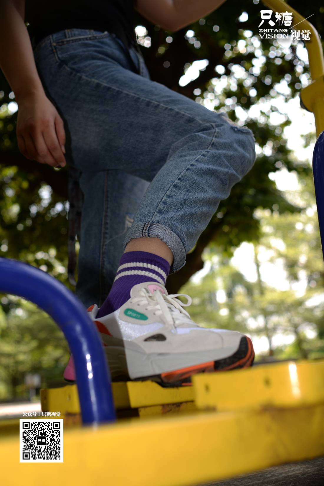 图片[5]-[只糖棉袜] NO.019 秋日里的跑鞋牛仔裤 在线浏览 – 速更版-美库