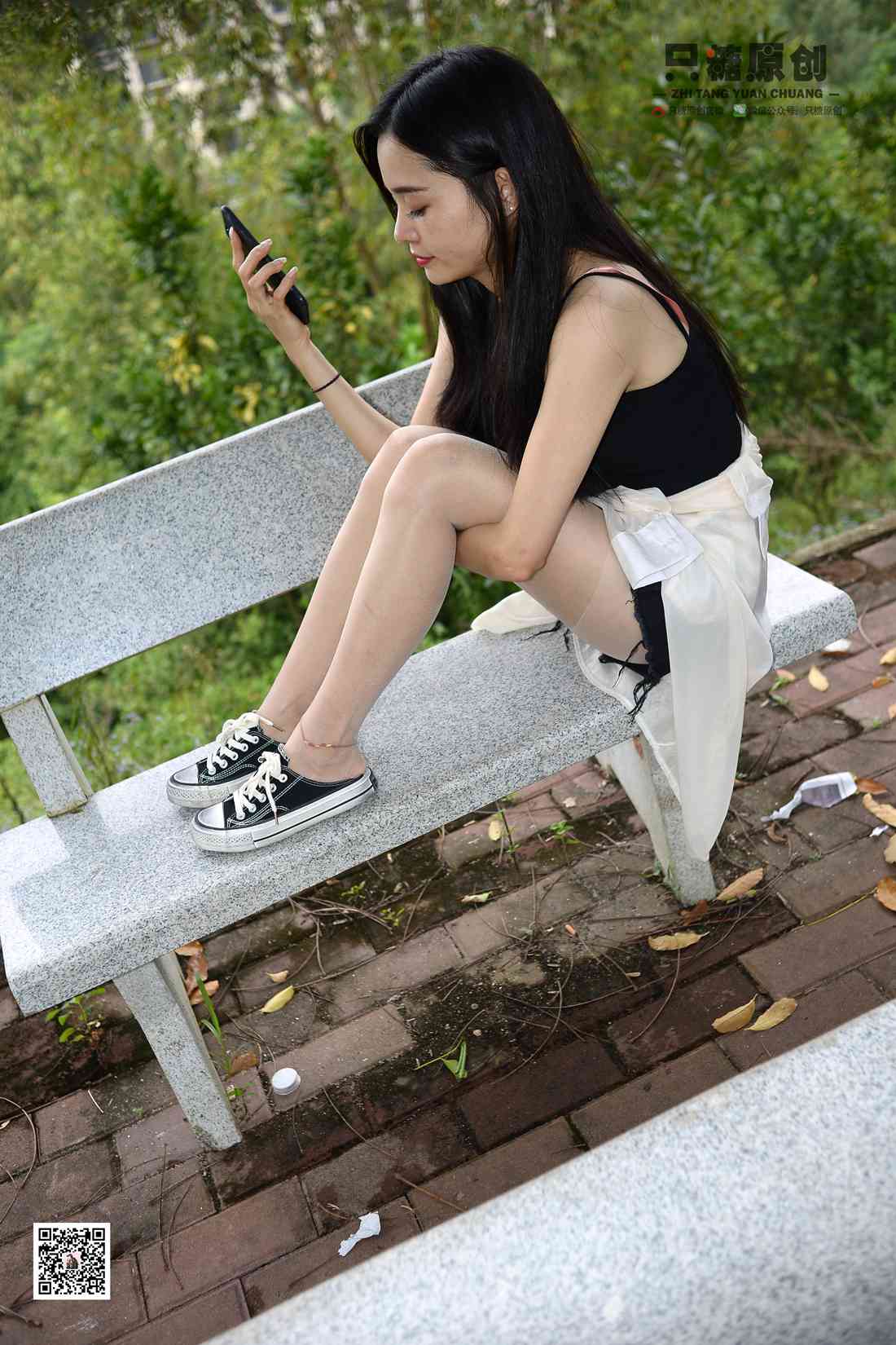 图片[41]-[只糖棉袜] NO.016 文文－帆布鞋搭配肉丝 在线浏览 – 速更版-美库