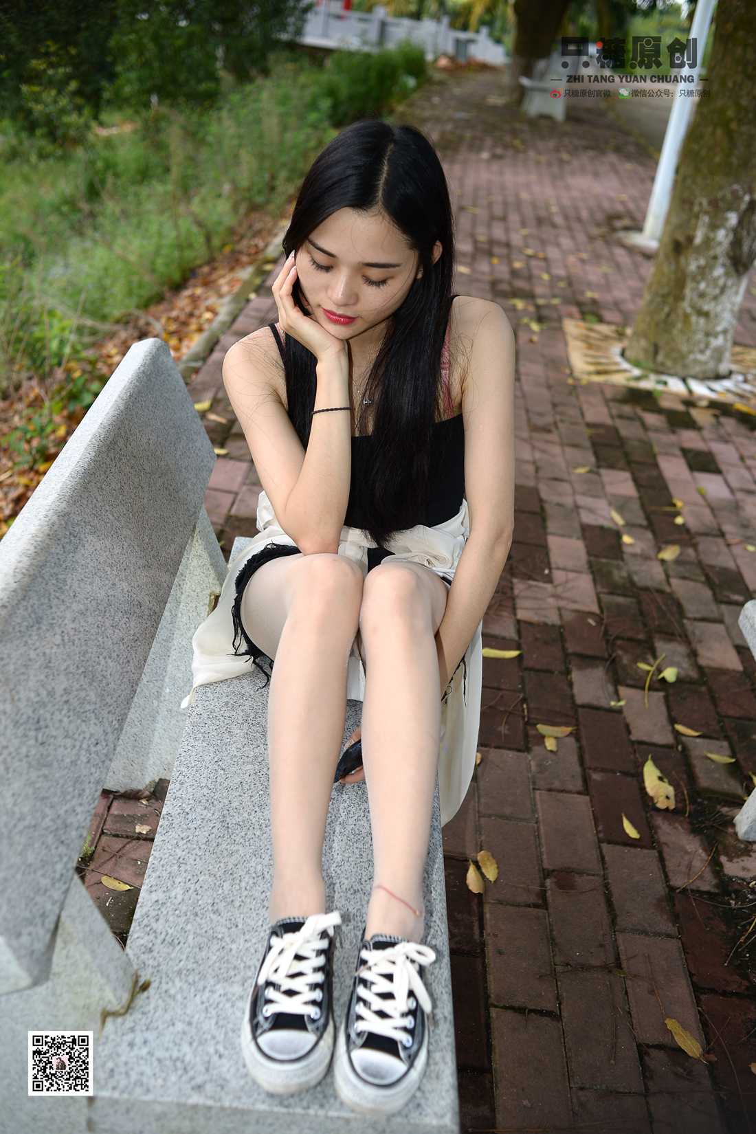 图片[122]-[只糖棉袜] NO.016 文文－帆布鞋搭配肉丝 在线浏览 – 速更版-美库