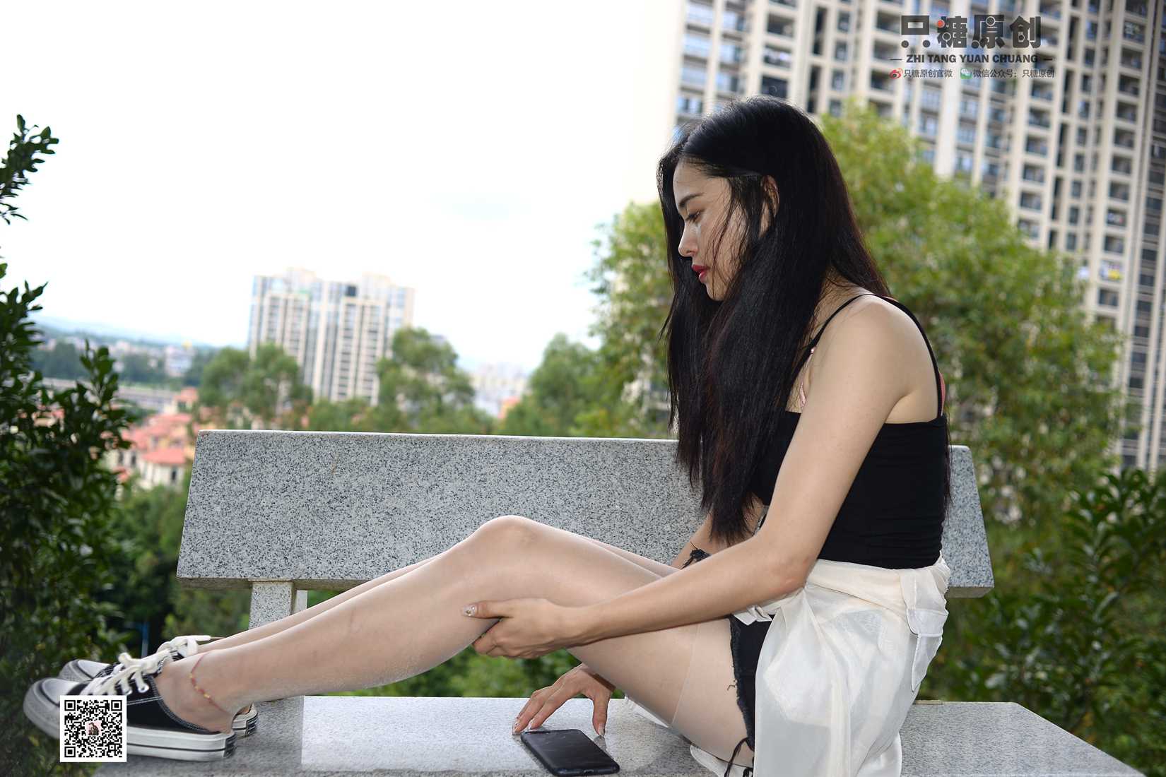 图片[190]-[只糖棉袜] NO.016 文文－帆布鞋搭配肉丝 在线浏览 – 速更版-美库