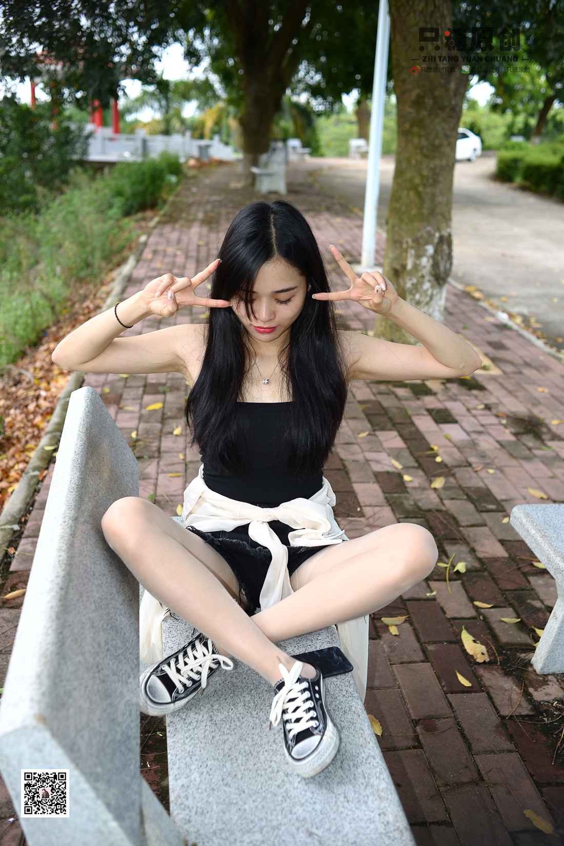 图片[161]-[只糖棉袜] NO.016 文文－帆布鞋搭配肉丝 在线浏览 – 速更版-美库