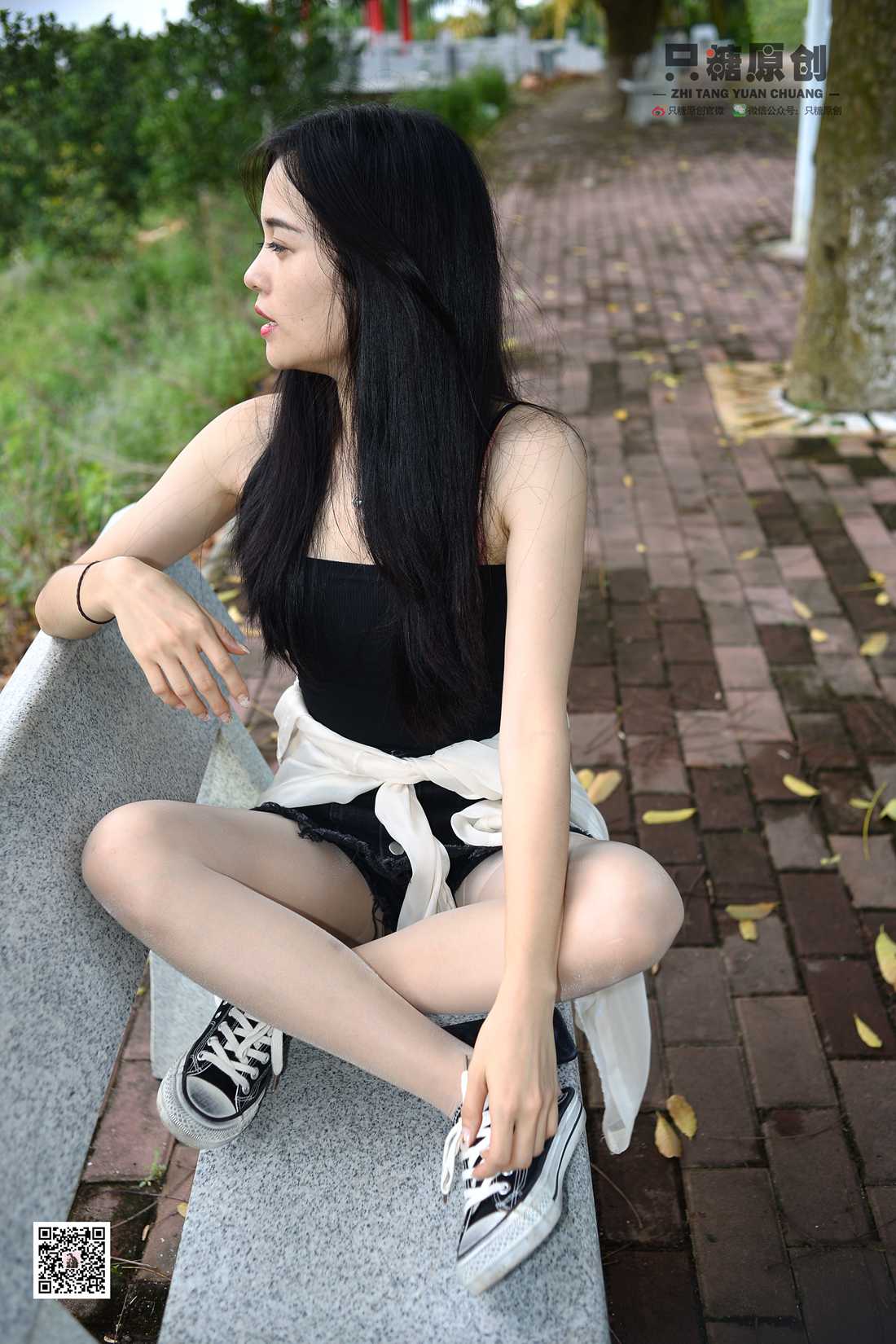 图片[150]-[只糖棉袜] NO.016 文文－帆布鞋搭配肉丝 在线浏览 – 速更版-美库