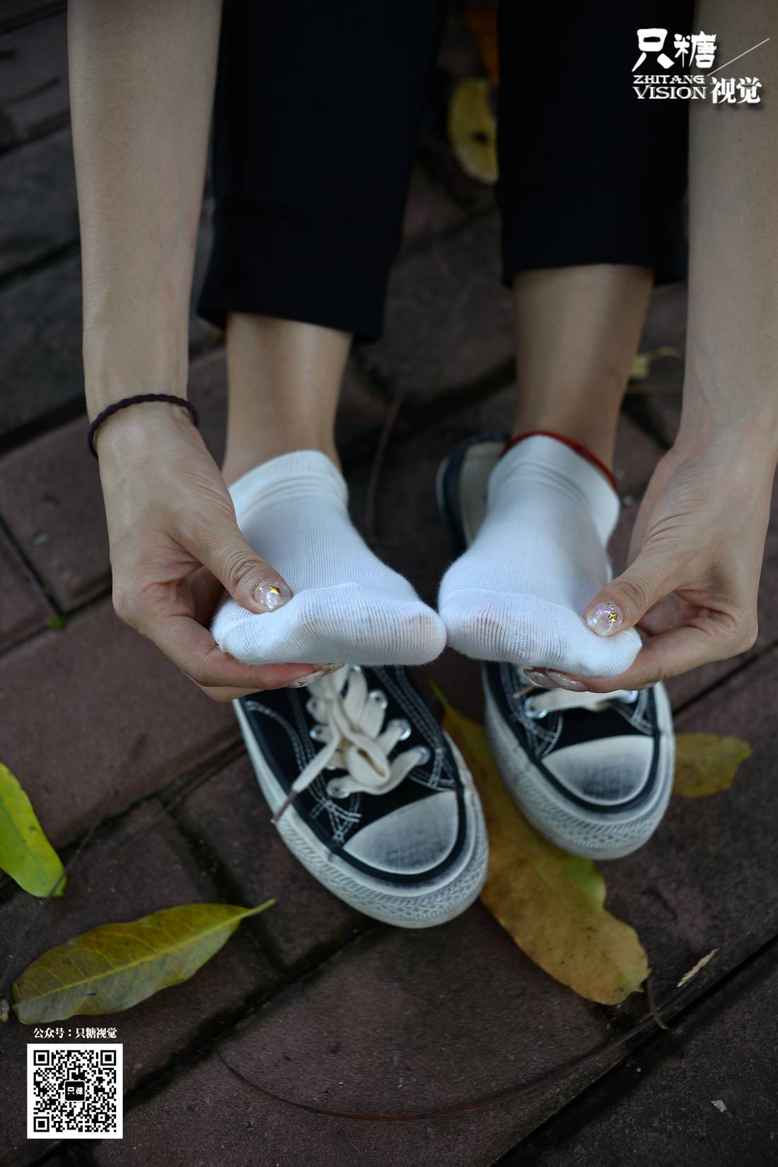 图片[6]-[只糖棉袜] NO.017 帆布鞋搭配白棉袜 在线浏览 – 速更版-美库