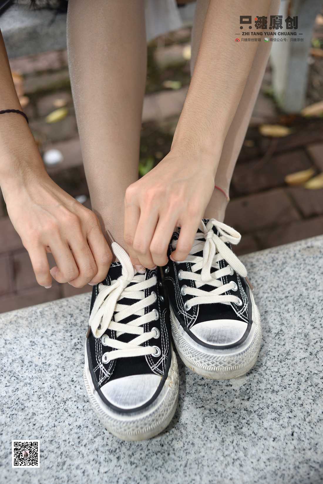 图片[56]-[只糖棉袜] NO.016 文文－帆布鞋搭配肉丝 在线浏览 – 速更版-美库