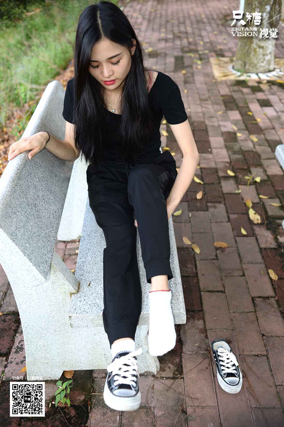 图片[137]-[只糖棉袜] NO.017 帆布鞋搭配白棉袜 在线浏览 – 速更版-美库