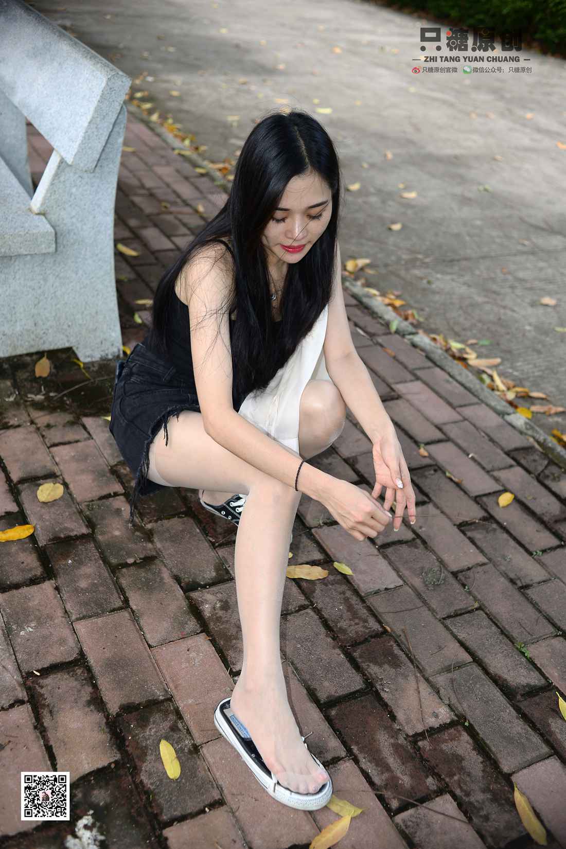 图片[171]-[只糖棉袜] NO.016 文文－帆布鞋搭配肉丝 在线浏览 – 速更版-美库