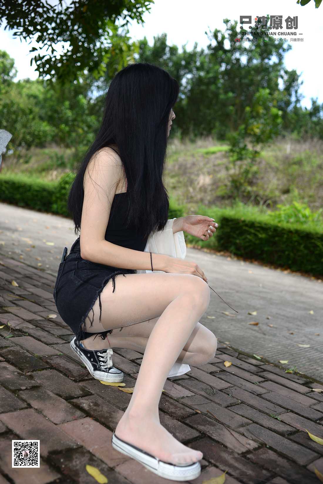 图片[135]-[只糖棉袜] NO.016 文文－帆布鞋搭配肉丝 在线浏览 – 速更版-美库