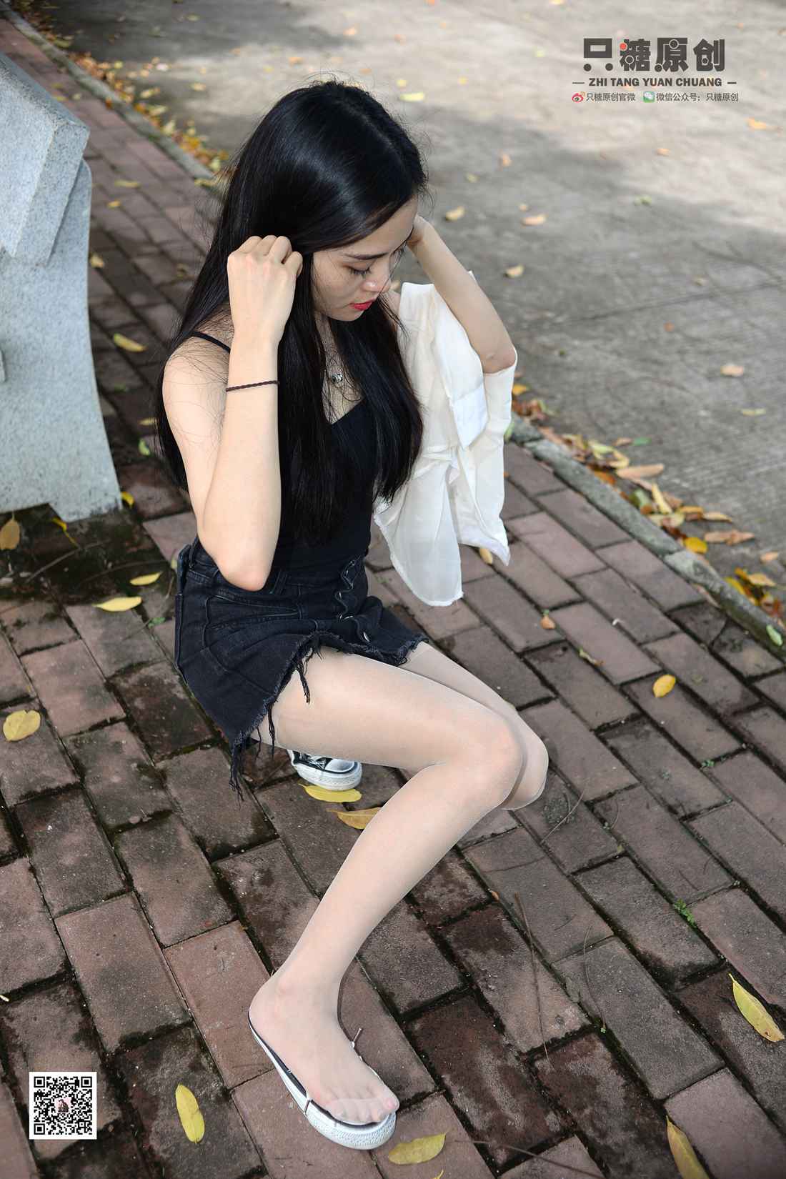 图片[10]-[只糖棉袜] NO.016 文文－帆布鞋搭配肉丝 在线浏览 – 速更版-美库