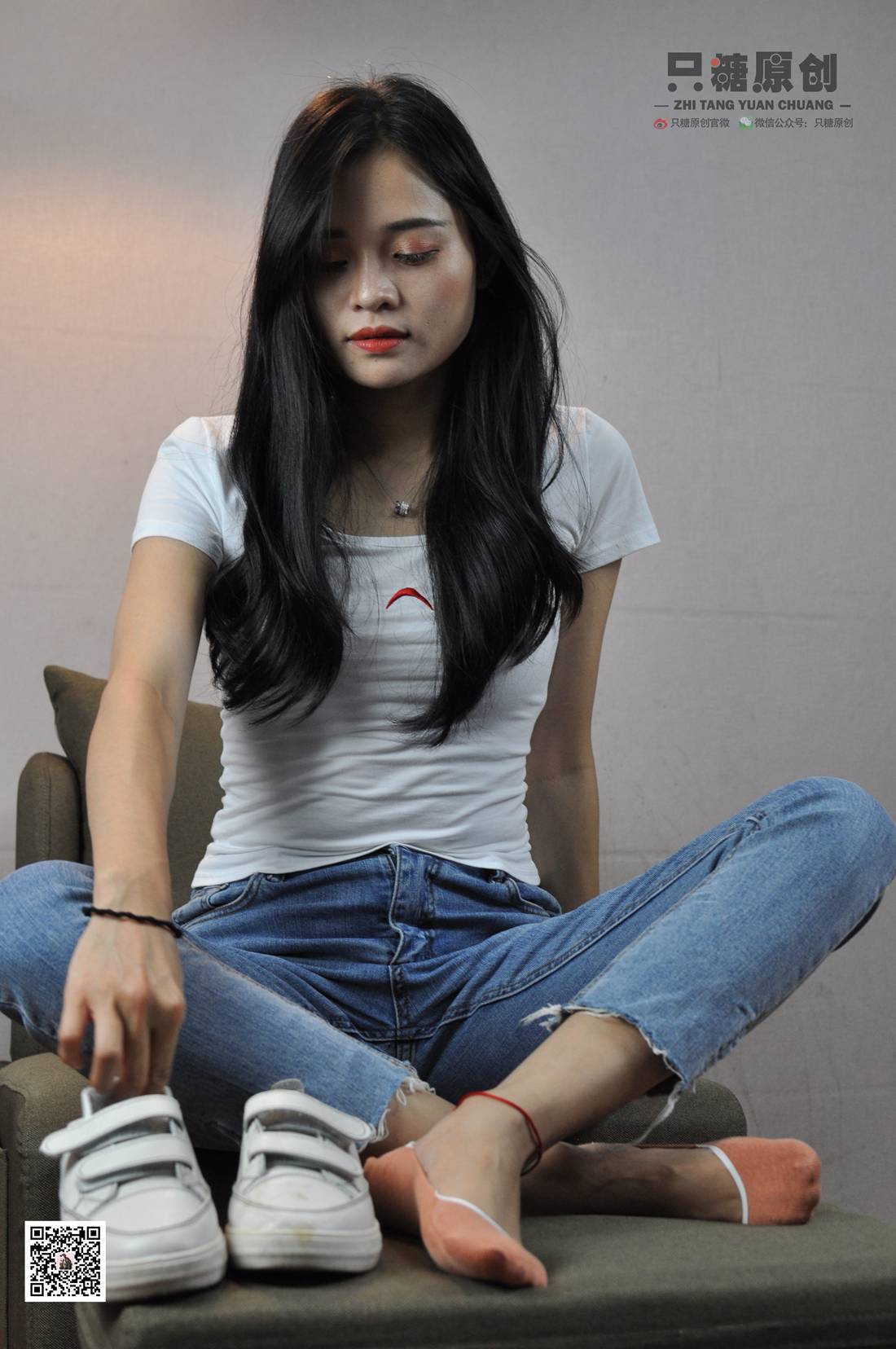 图片[157]-[只糖棉袜] NO.013 文文- 脚踝上的红绳是我对你的思念 在线浏览 – 速更版-美库