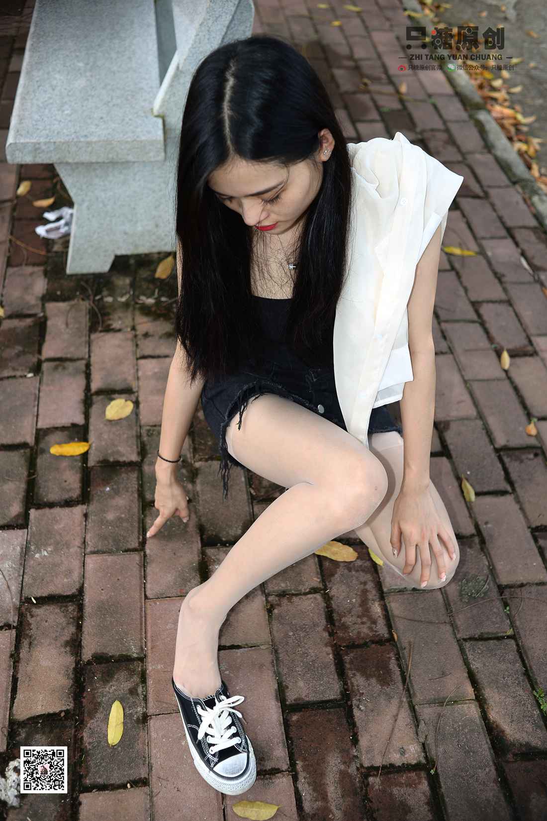 图片[107]-[只糖棉袜] NO.016 文文－帆布鞋搭配肉丝 在线浏览 – 速更版-美库