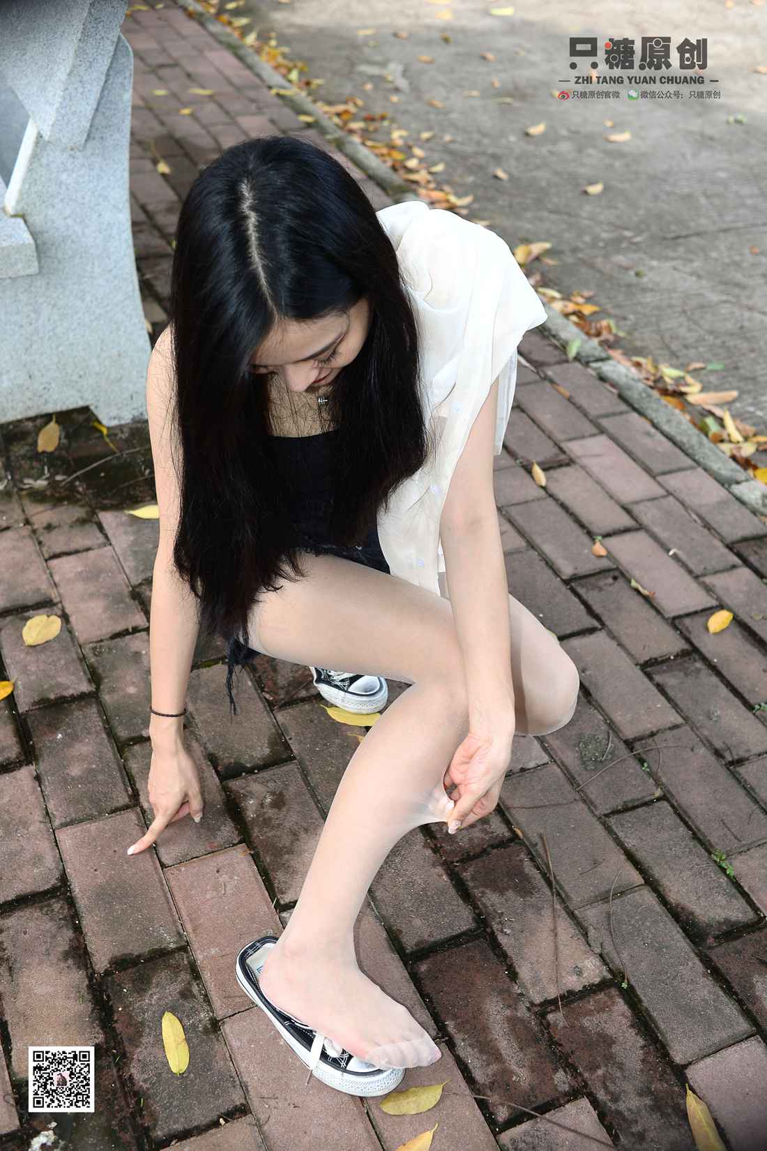 图片[62]-[只糖棉袜] NO.016 文文－帆布鞋搭配肉丝 在线浏览 – 速更版-美库