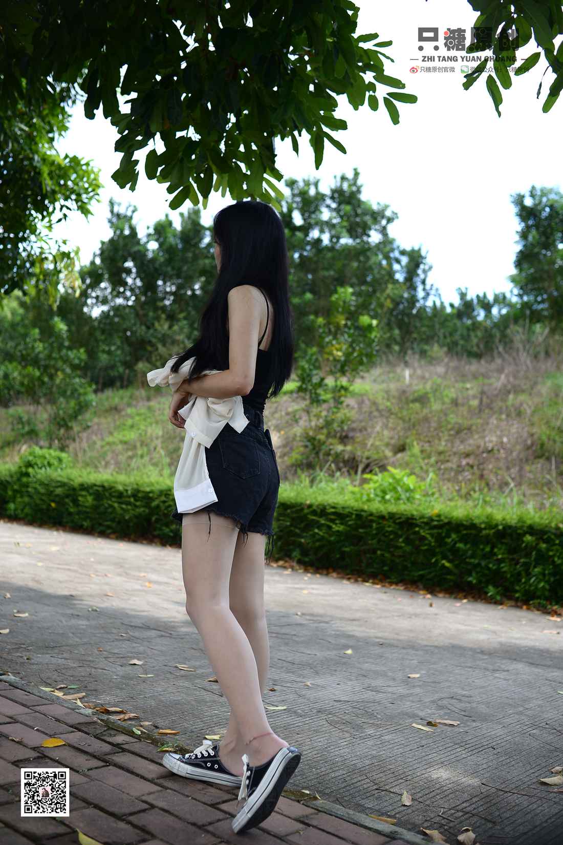 图片[81]-[只糖棉袜] NO.016 文文－帆布鞋搭配肉丝 在线浏览 – 速更版-美库