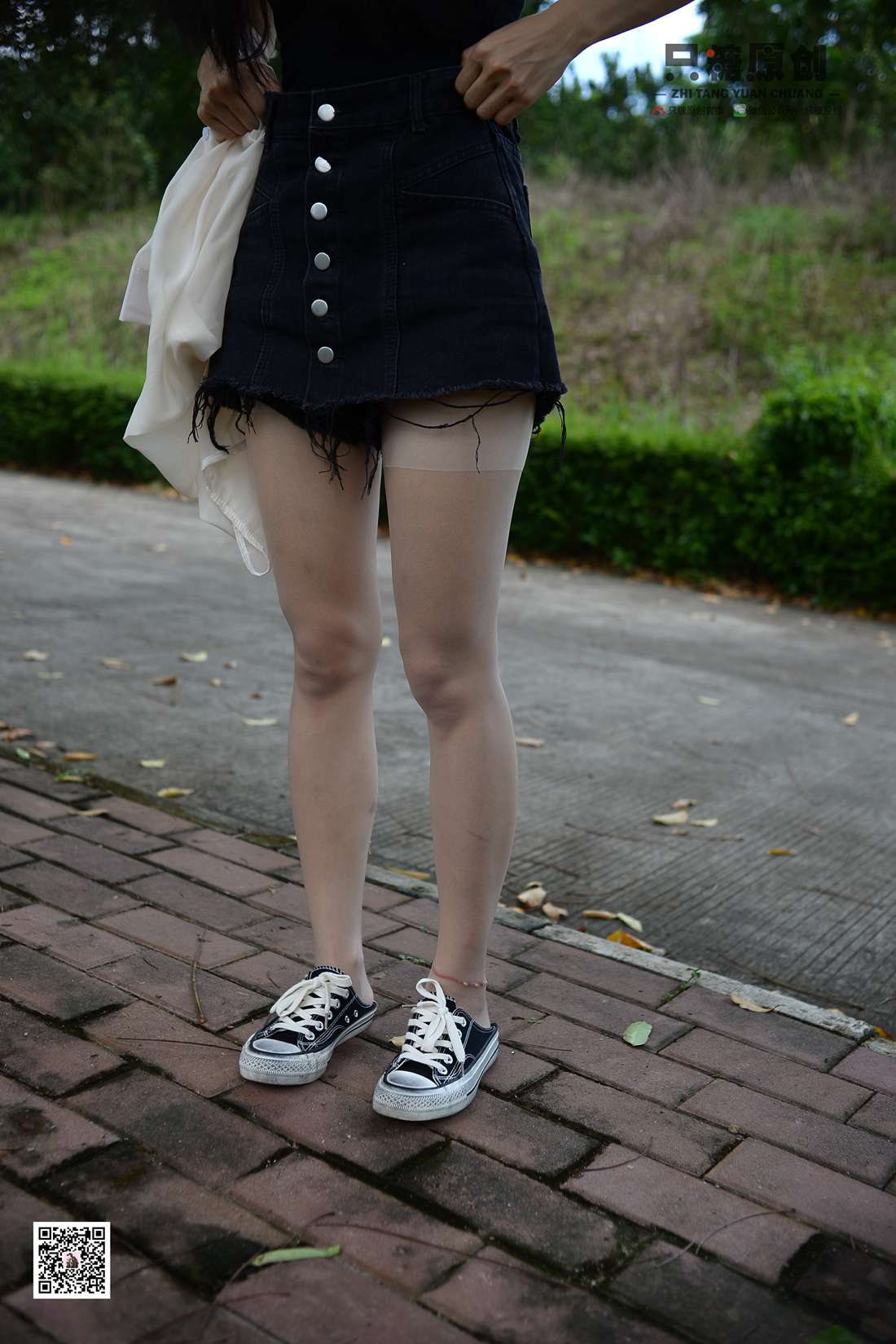 图片[151]-[只糖棉袜] NO.016 文文－帆布鞋搭配肉丝 在线浏览 – 速更版-美库