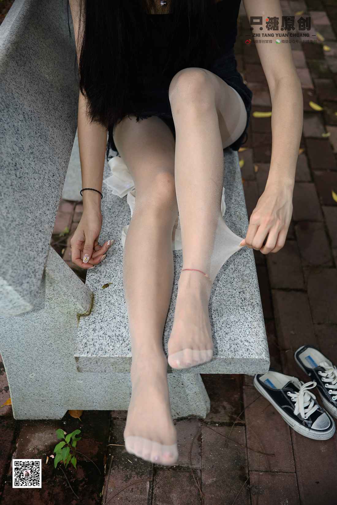 图片[98]-[只糖棉袜] NO.016 文文－帆布鞋搭配肉丝 在线浏览 – 速更版-美库