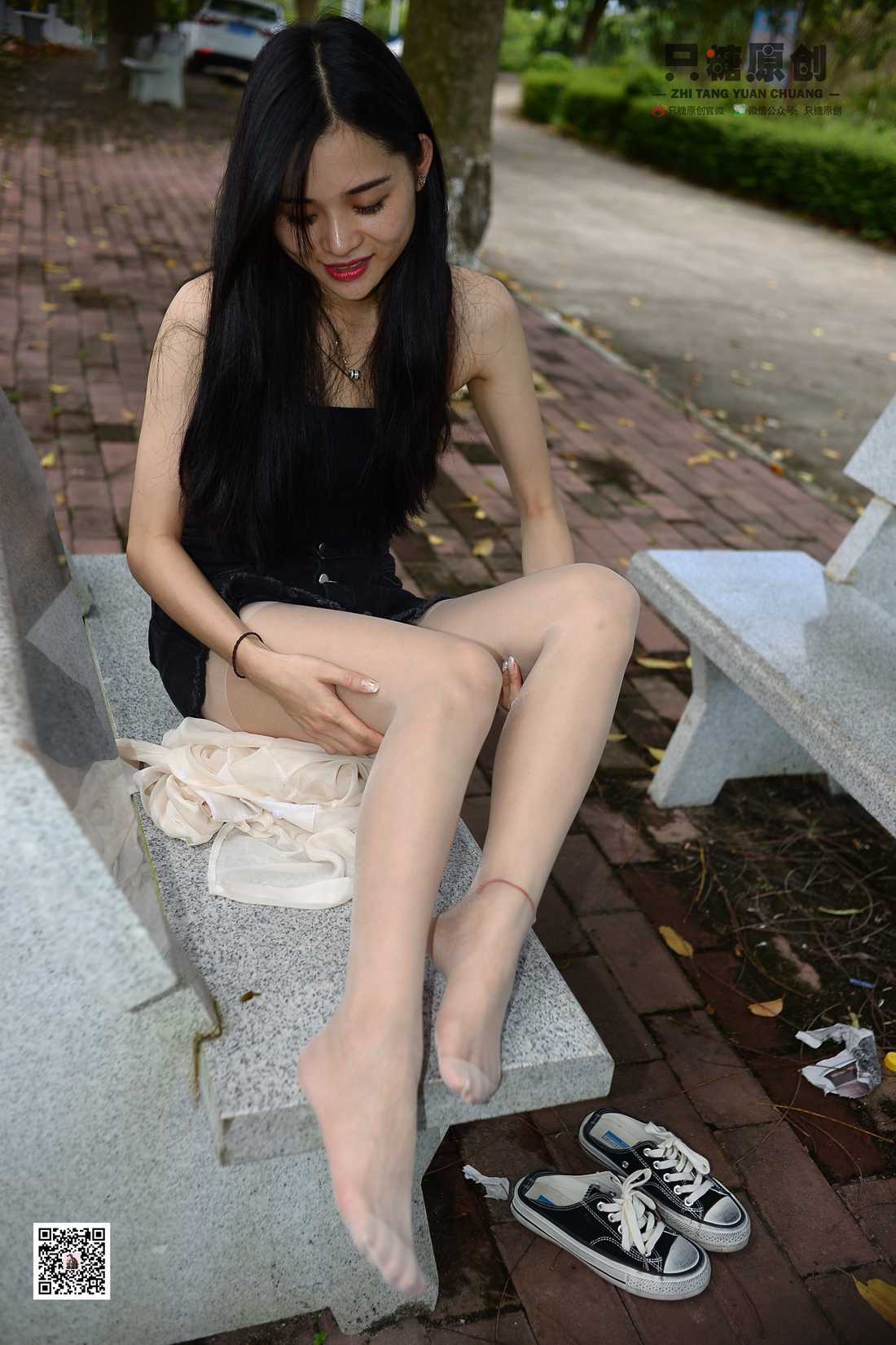 图片[117]-[只糖棉袜] NO.016 文文－帆布鞋搭配肉丝 在线浏览 – 速更版-美库