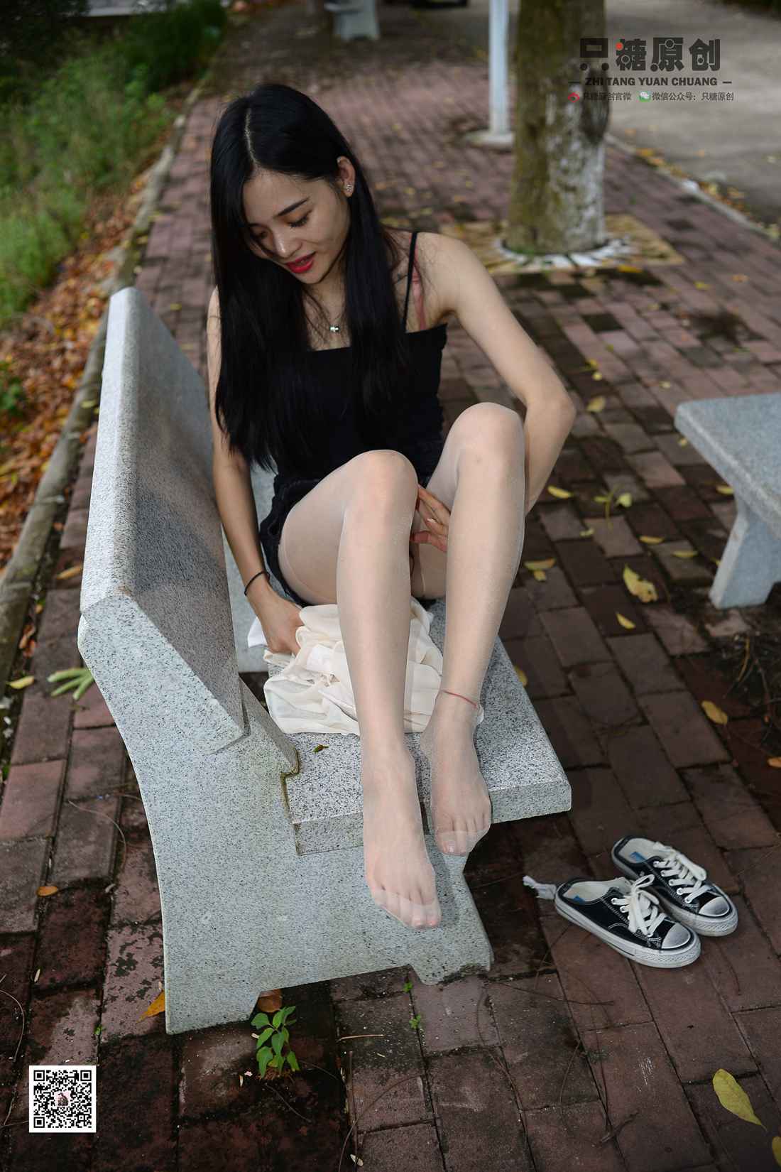 图片[38]-[只糖棉袜] NO.016 文文－帆布鞋搭配肉丝 在线浏览 – 速更版-美库