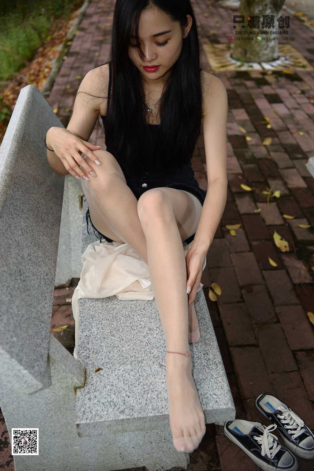 图片[76]-[只糖棉袜] NO.016 文文－帆布鞋搭配肉丝 在线浏览 – 速更版-美库