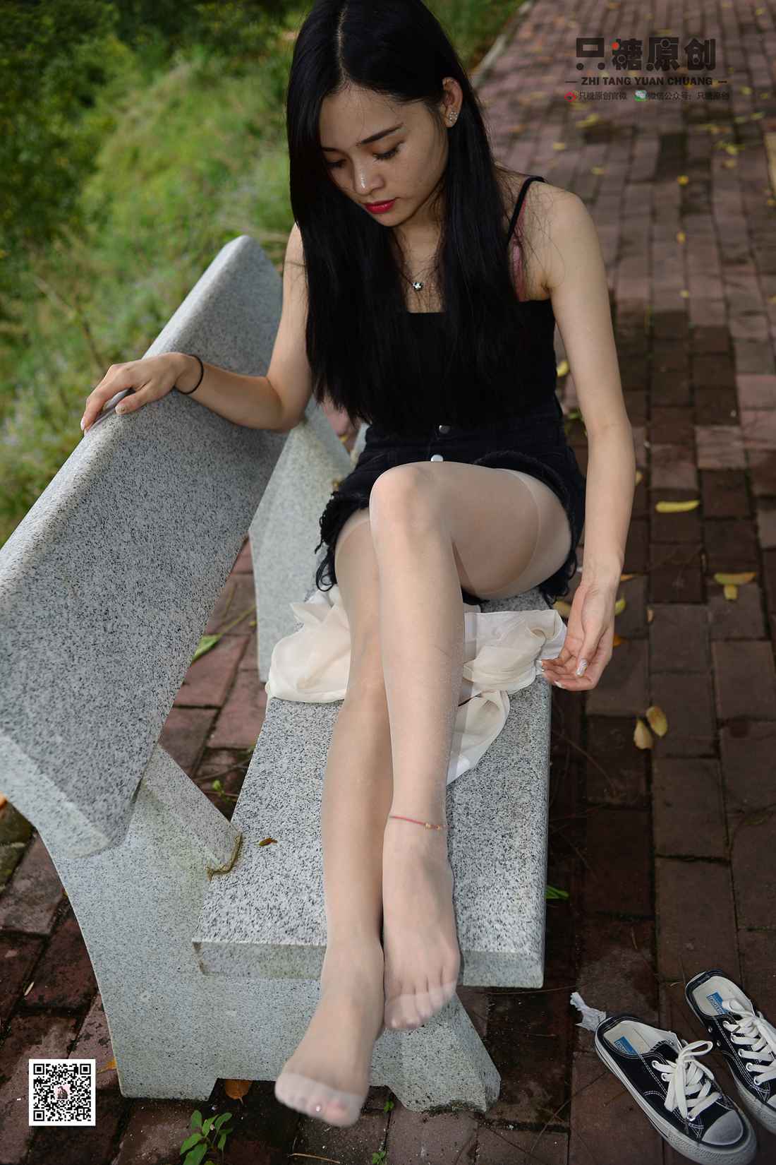 图片[143]-[只糖棉袜] NO.016 文文－帆布鞋搭配肉丝 在线浏览 – 速更版-美库