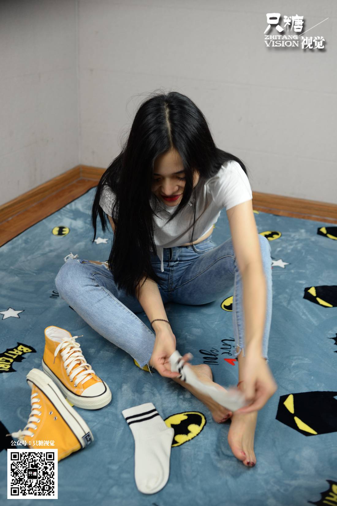 图片[12]-[只糖棉袜] NO.020 牛仔裤搭配帆布鞋（下） 在线浏览 – 速更版-美库