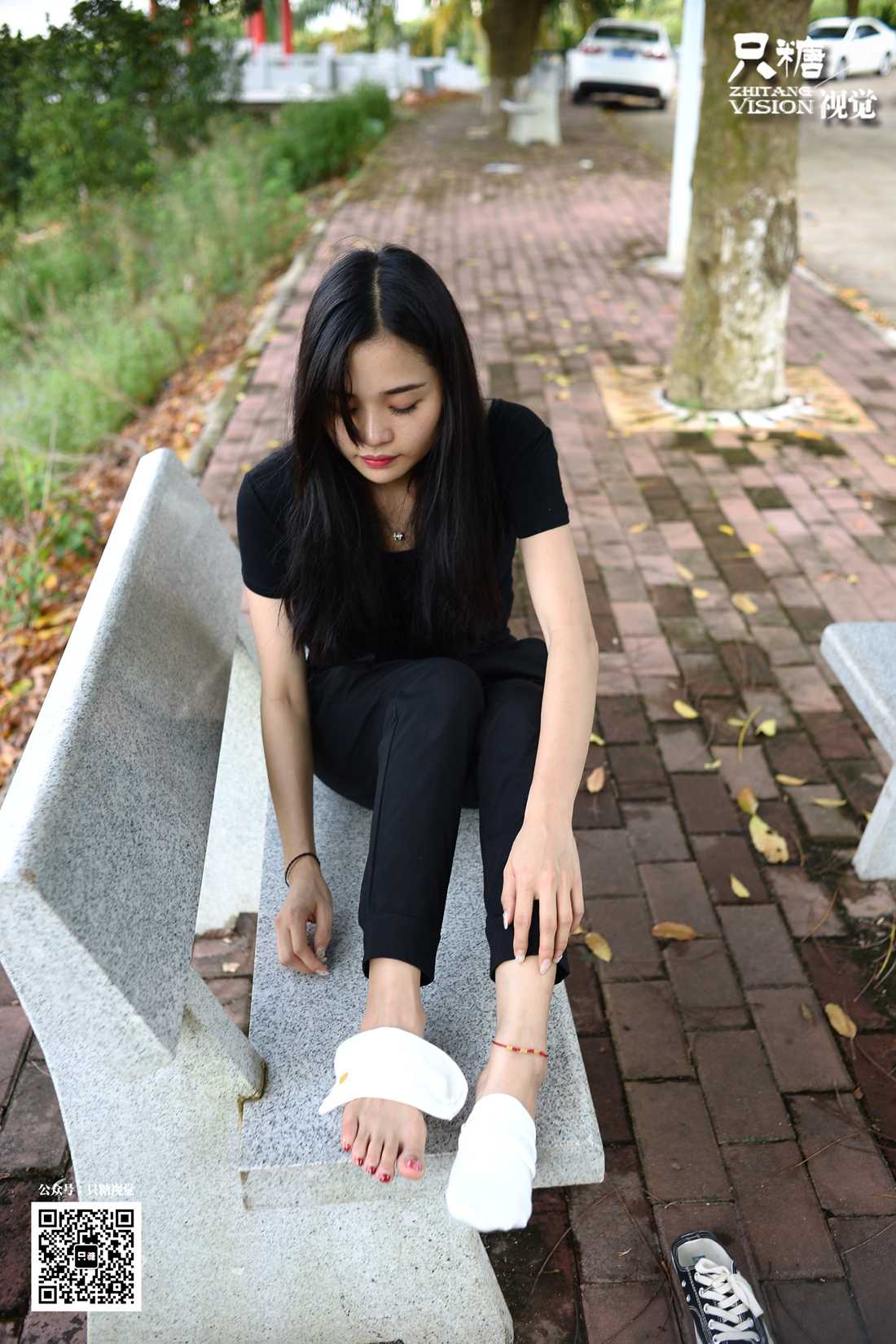 图片[3]-[只糖棉袜] NO.017 帆布鞋搭配白棉袜 在线浏览 – 速更版-美库