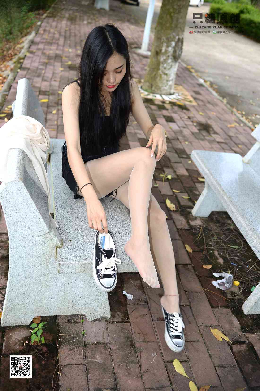 图片[163]-[只糖棉袜] NO.016 文文－帆布鞋搭配肉丝 在线浏览 – 速更版-美库