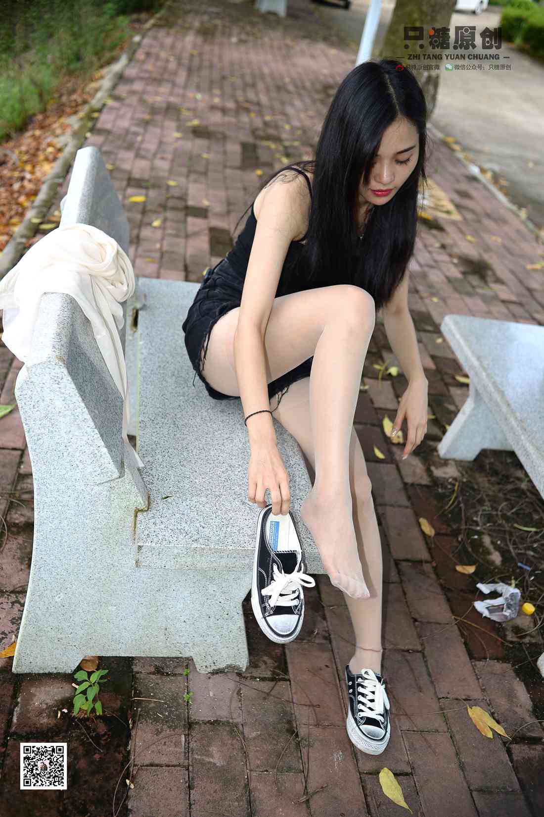 图片[173]-[只糖棉袜] NO.016 文文－帆布鞋搭配肉丝 在线浏览 – 速更版-美库