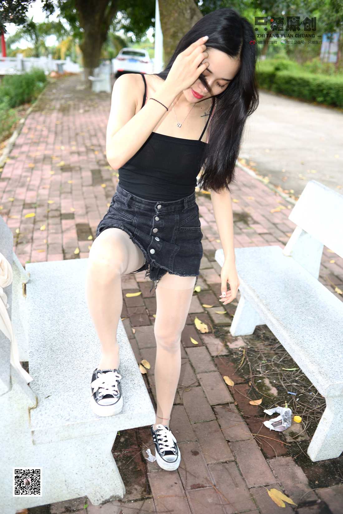 图片[35]-[只糖棉袜] NO.016 文文－帆布鞋搭配肉丝 在线浏览 – 速更版-美库