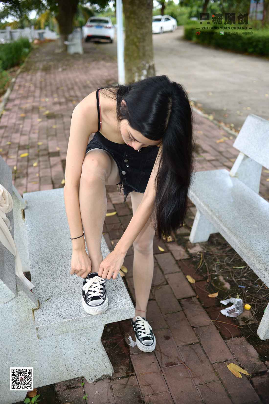 图片[26]-[只糖棉袜] NO.016 文文－帆布鞋搭配肉丝 在线浏览 – 速更版-美库