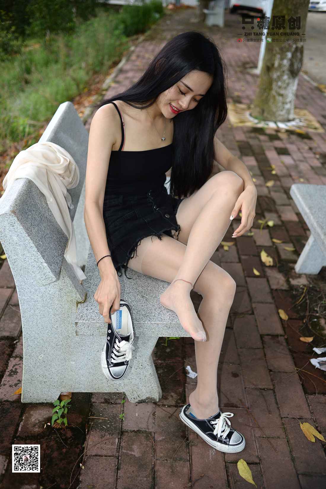 图片[18]-[只糖棉袜] NO.016 文文－帆布鞋搭配肉丝 在线浏览 – 速更版-美库