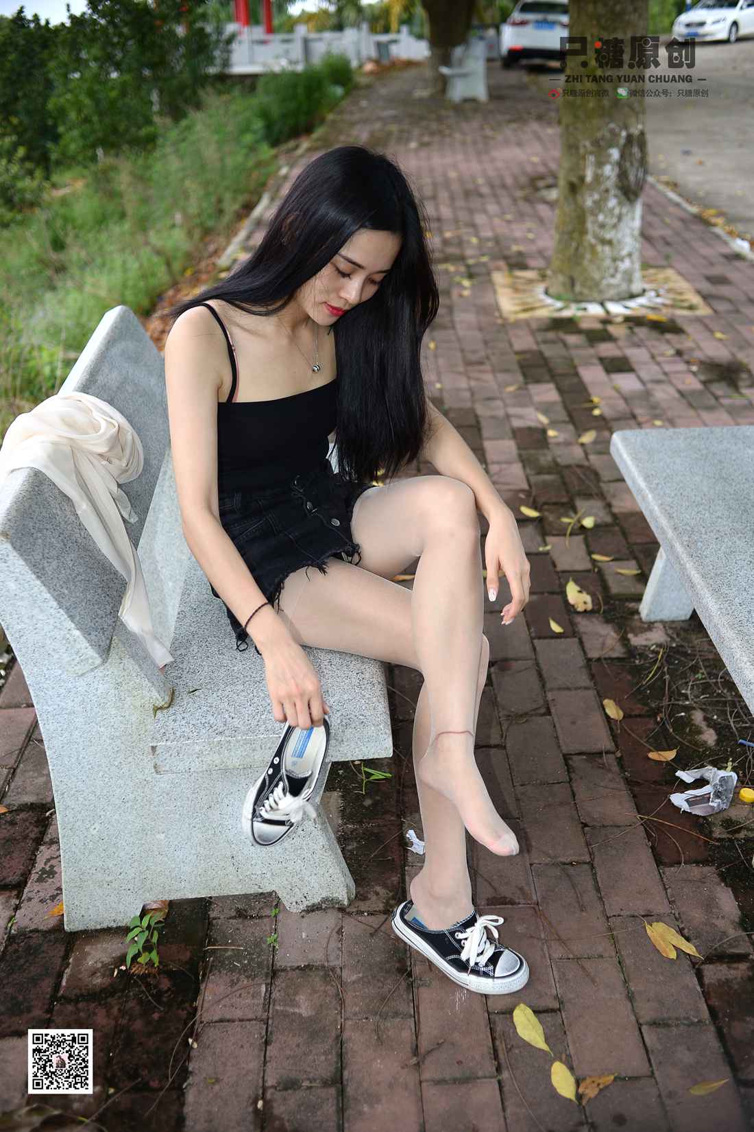 图片[20]-[只糖棉袜] NO.016 文文－帆布鞋搭配肉丝 在线浏览 – 速更版-美库