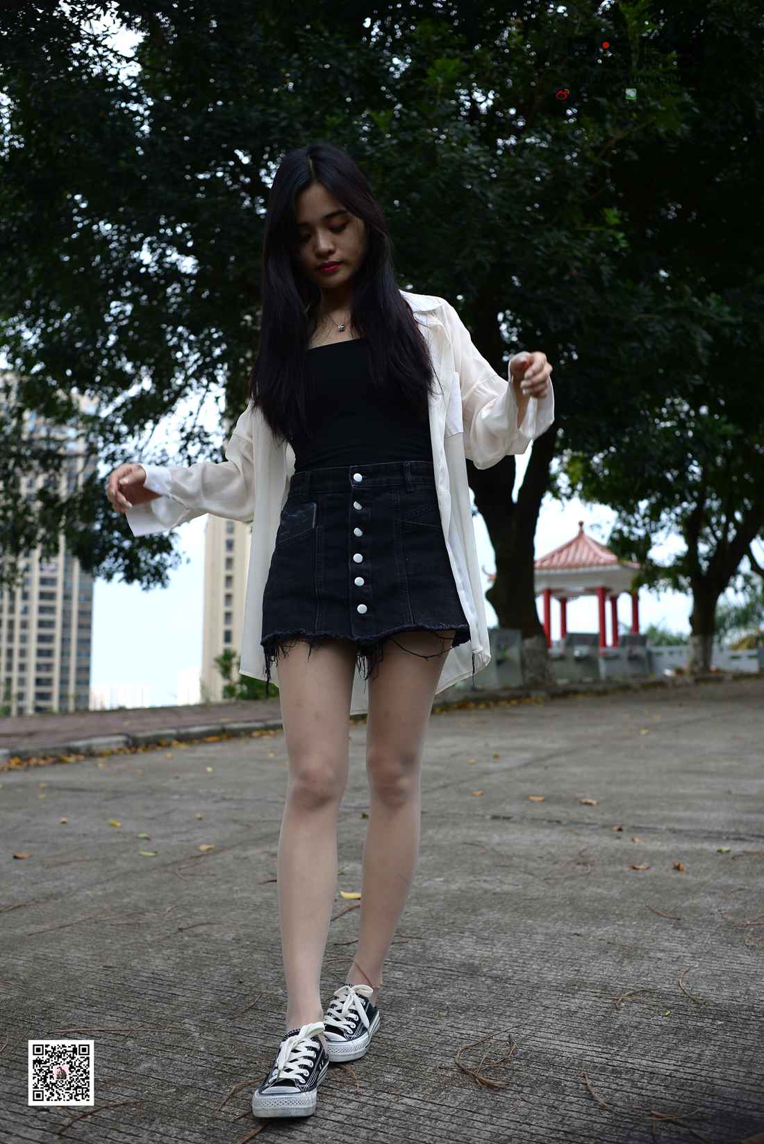 图片[40]-[只糖棉袜] NO.016 文文－帆布鞋搭配肉丝 在线浏览 – 速更版-美库