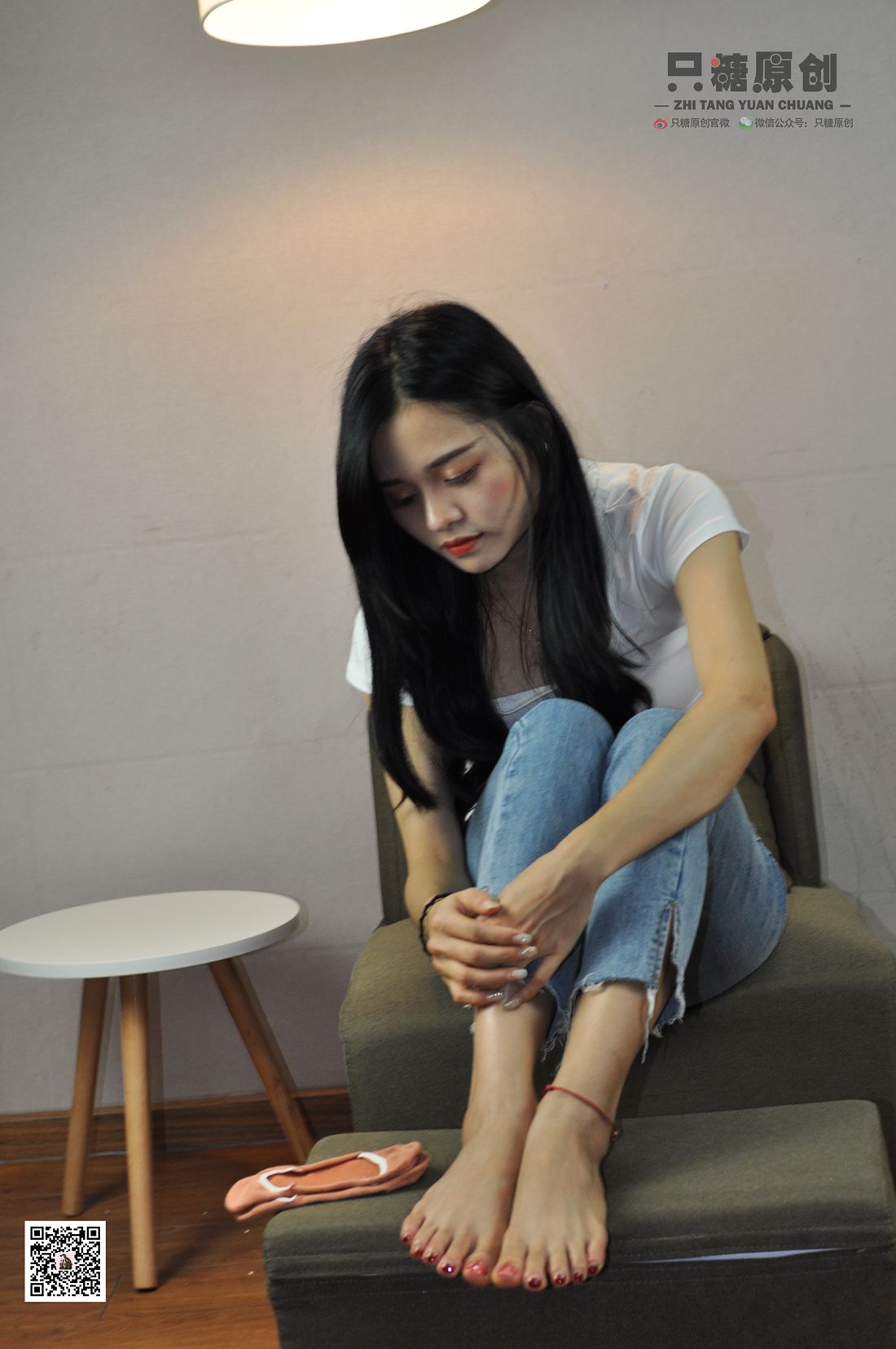 图片[160]-[只糖棉袜] NO.013 文文- 脚踝上的红绳是我对你的思念 在线浏览 – 速更版-美库