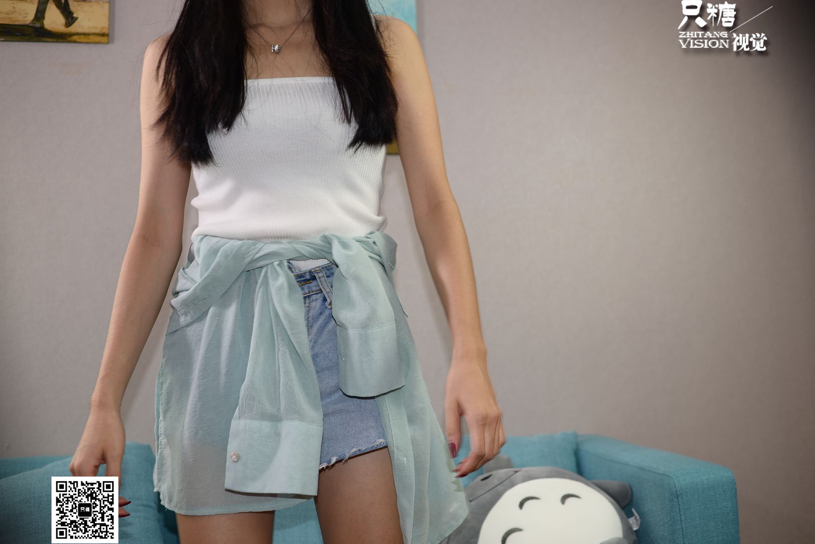 图片[9]-[只糖棉袜] NO.027 文文－高帮帆布鞋与蕾丝船袜 在线浏览 – 速更版-美库