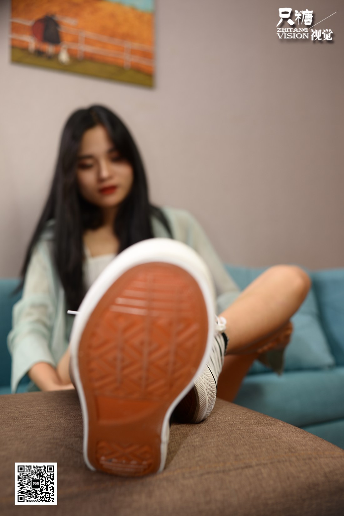 图片[168]-[只糖棉袜] NO.027 文文－高帮帆布鞋与蕾丝船袜 在线浏览 – 速更版-美库