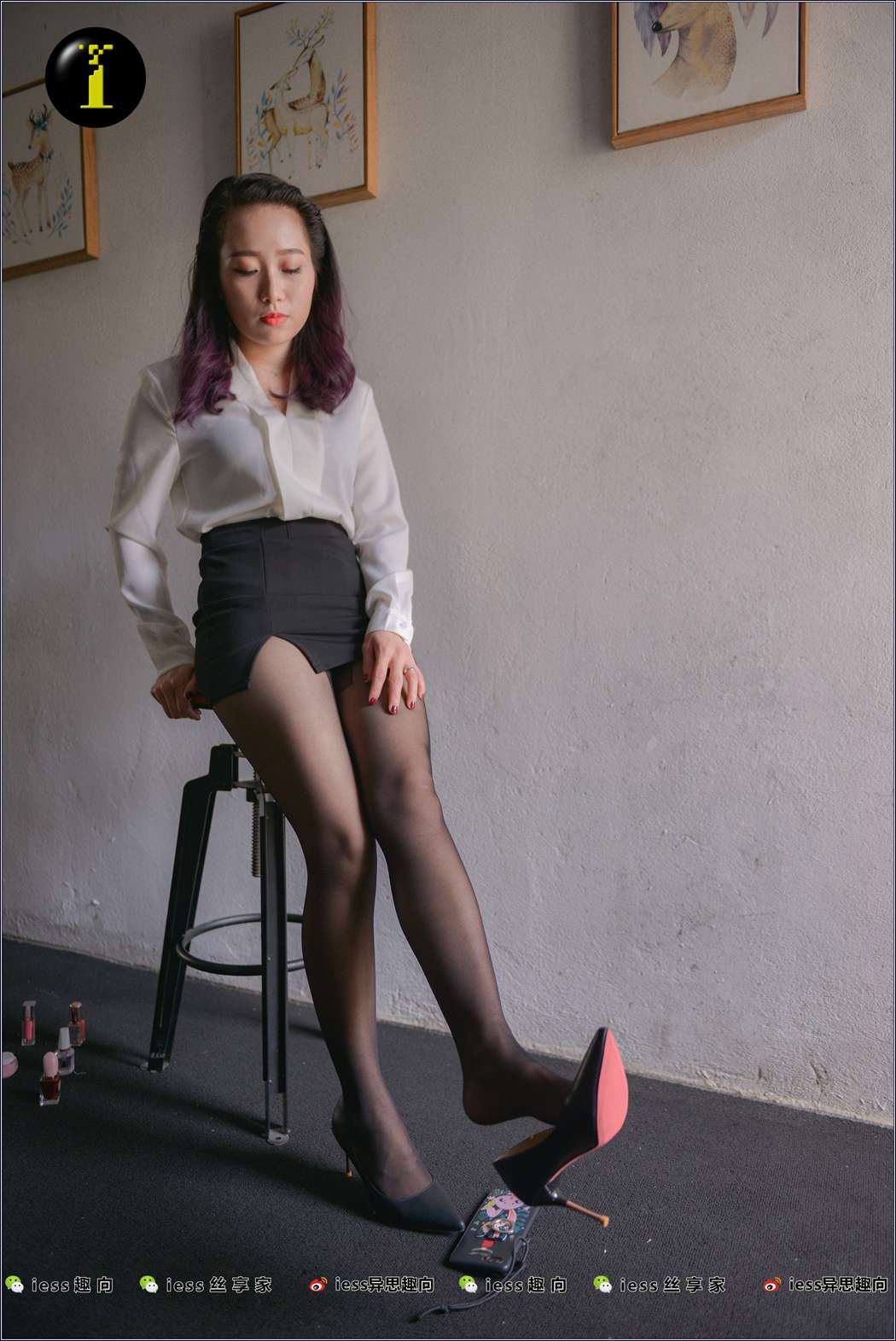 图片[25]-[IESS异思趣向] 普惠集 NO.008 范美美穿袜子 在线浏览 – 速更版-美库