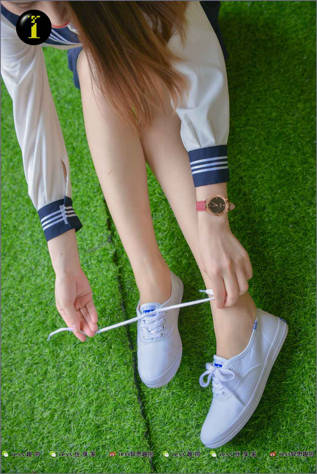 图片[4]-[IESS异思趣向] 普惠集 NO.007 广炎 JK服与小白鞋 在线浏览 – 速更版-美库