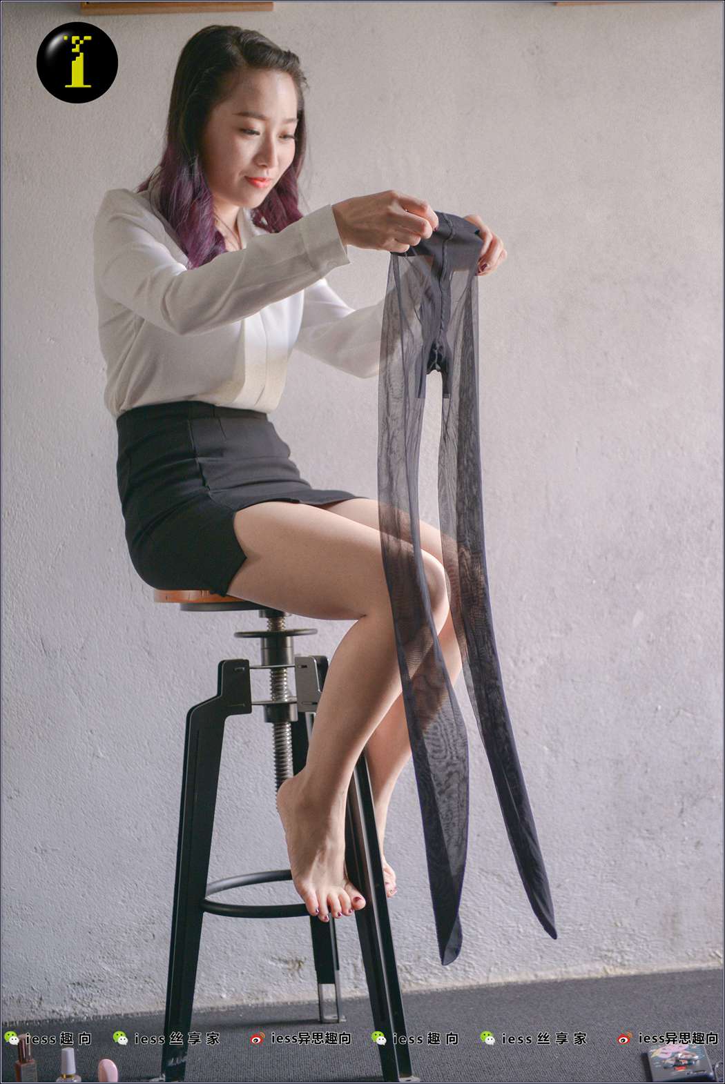 图片[90]-[IESS异思趣向] 普惠集 NO.008 范美美穿袜子 在线浏览 – 速更版-美库